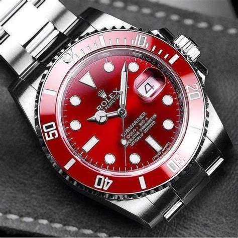 rolex submariner blue and red|rolex submariner red bezel.